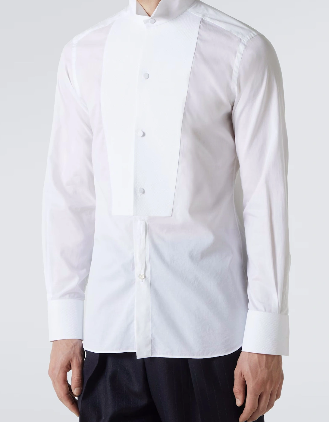 COCKTAIL VOILE EVENING SLIM SHIRT