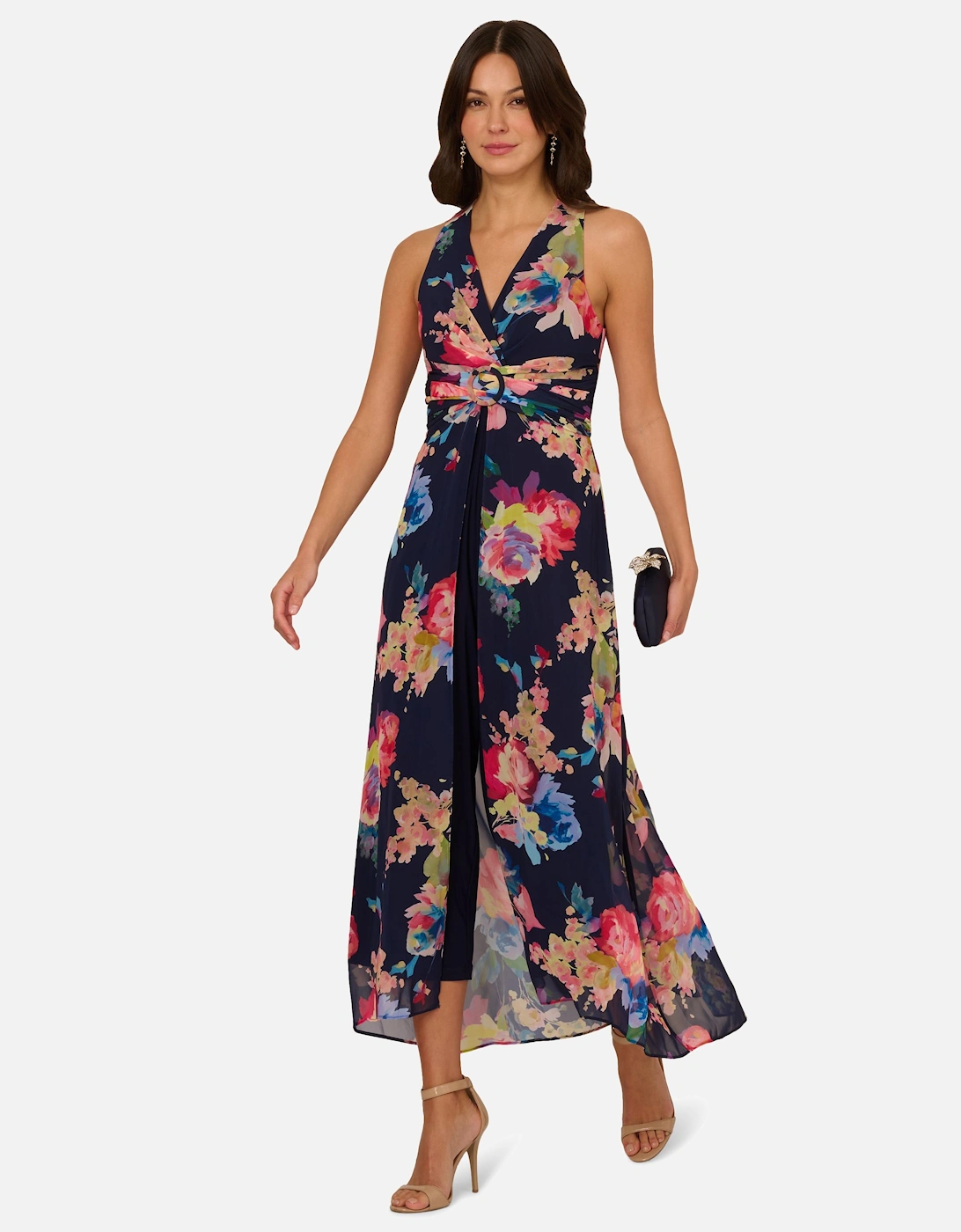 Printed Chiffon Jumpsuit, 2 of 1