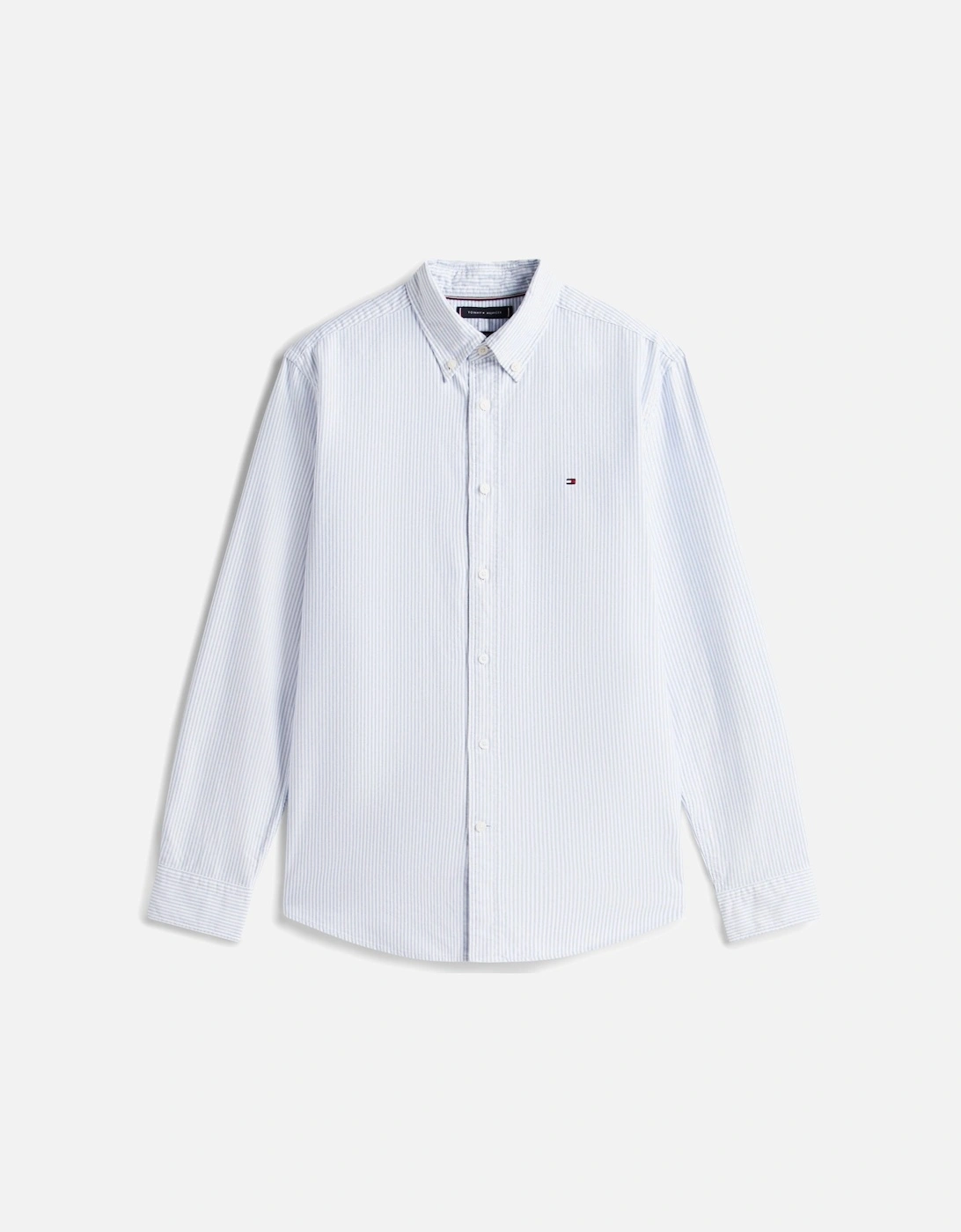 Heritage Oxford Stripe Mens Shirt - Shirt Blue/White