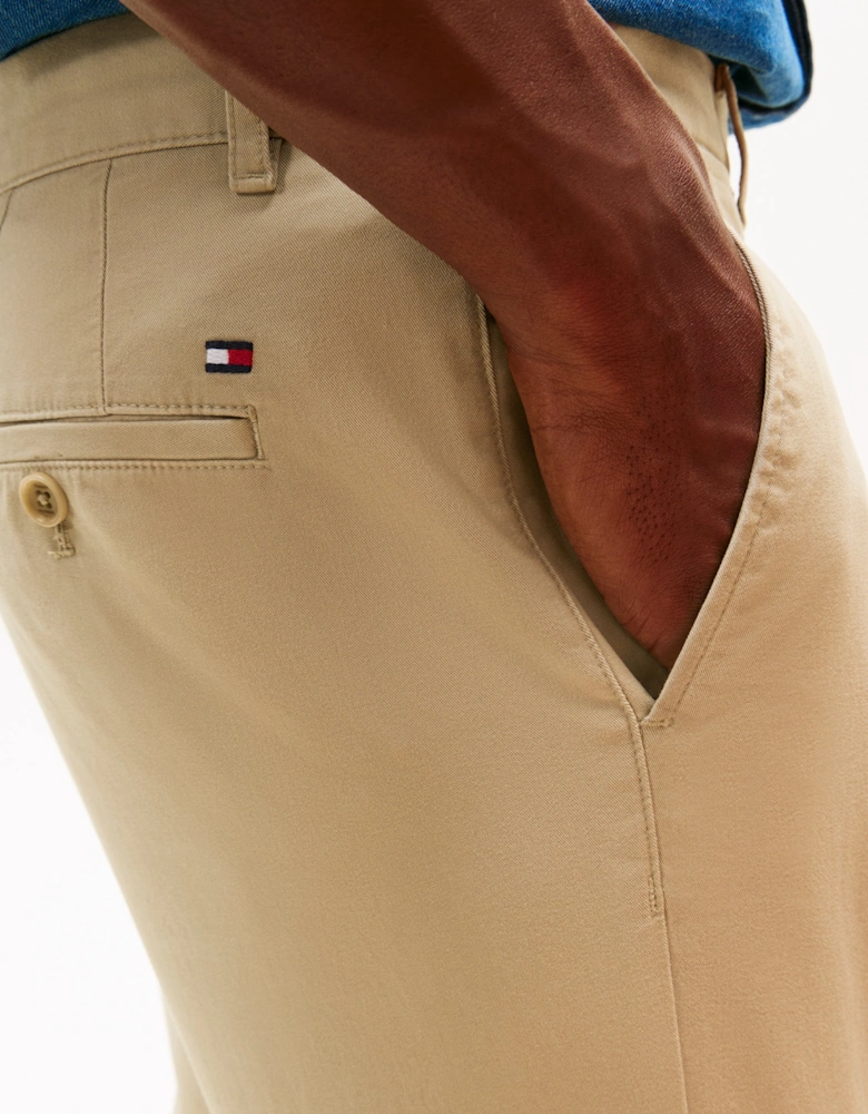 Core Denton Essential Mens Straight Twill Chinos - Batique Khaki