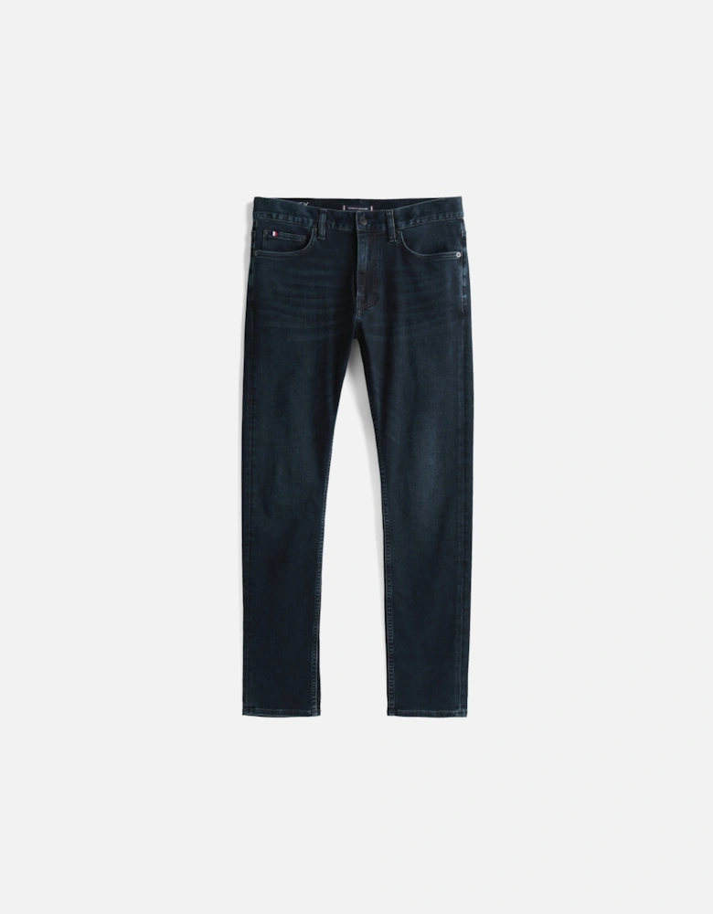 Core Denton Mens Straight Leg Jeans - Blue Black