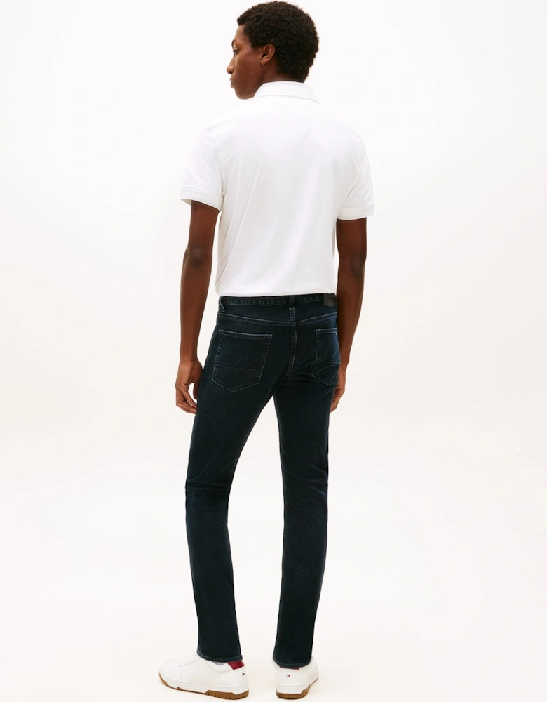 Core Denton Mens Straight Leg Jeans - Blue Black