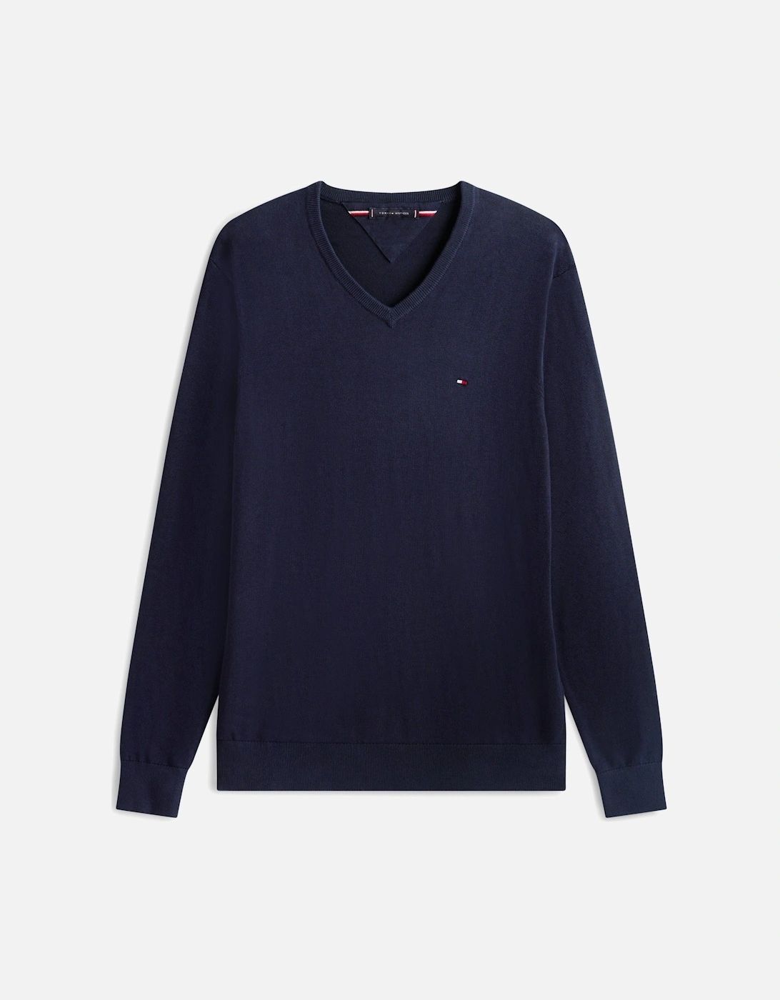 Essential Cotton Mens Quarter-Zip Jumper - Desert Sky