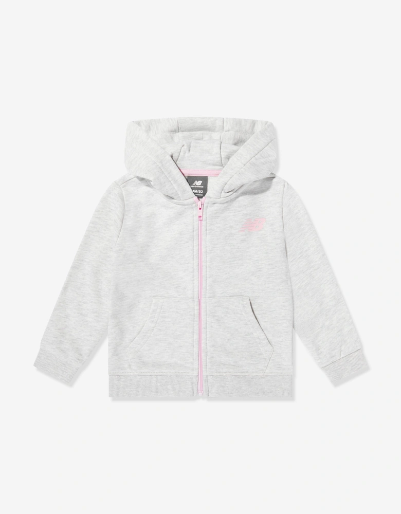 Girls T-Shirt and Tracksuit Set in Grey