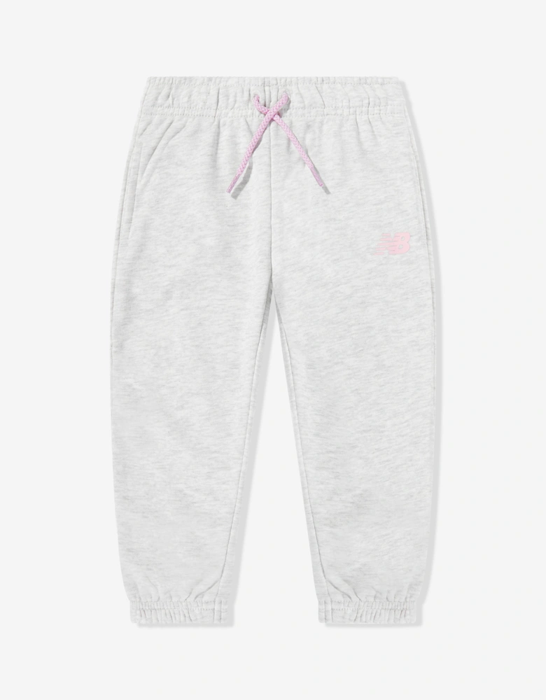 Girls T-Shirt and Tracksuit Set in Grey