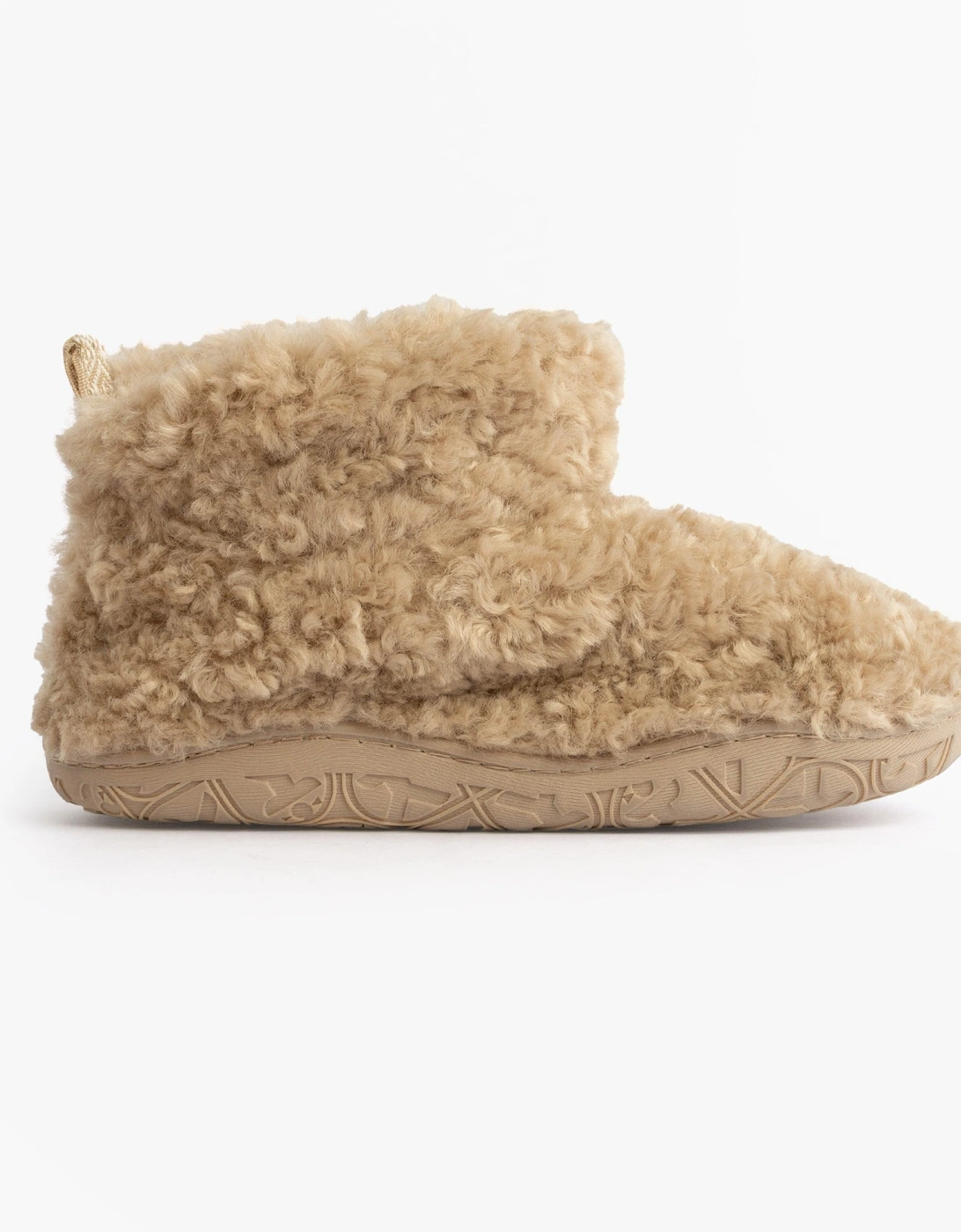 LAUREN Womens Slipper Boots Biscuit