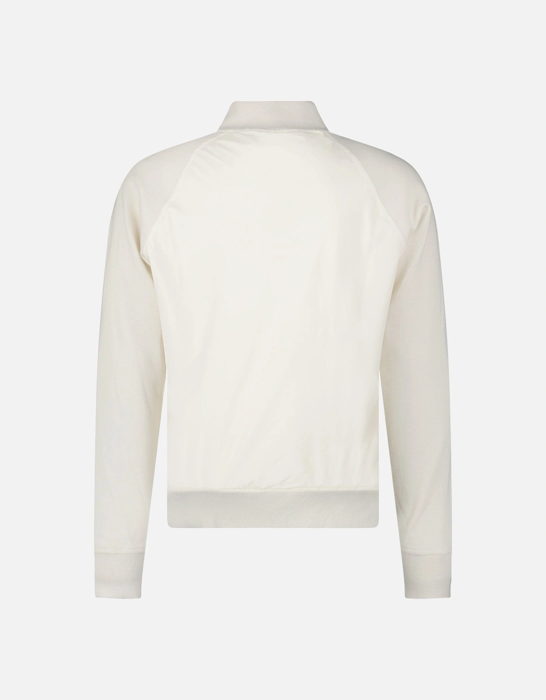 Full Zip Cotton/ Nylon Jacket in Cream