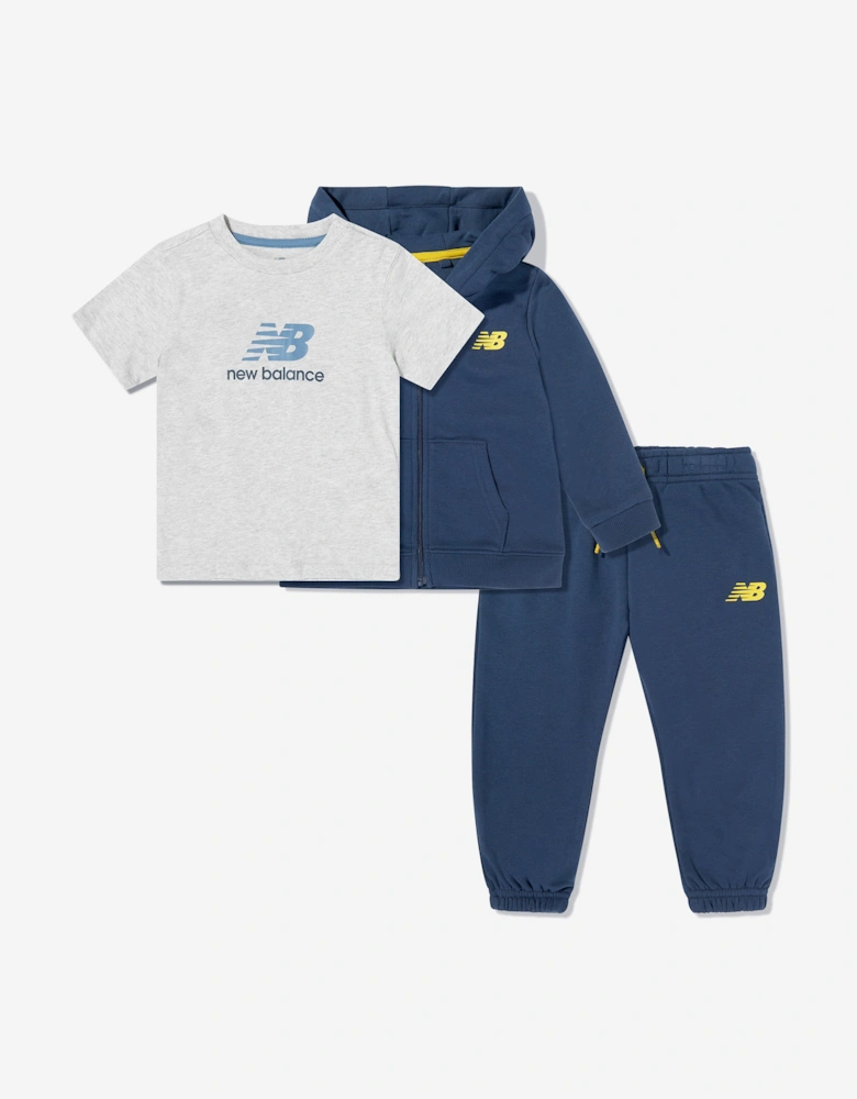 Boys Logo Tracksuit in Navy