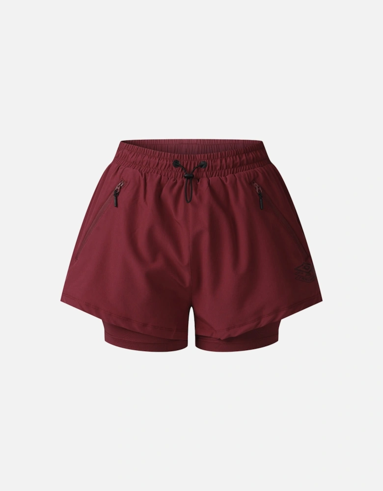 Womens/Ladies Pro Training Hybrid Short