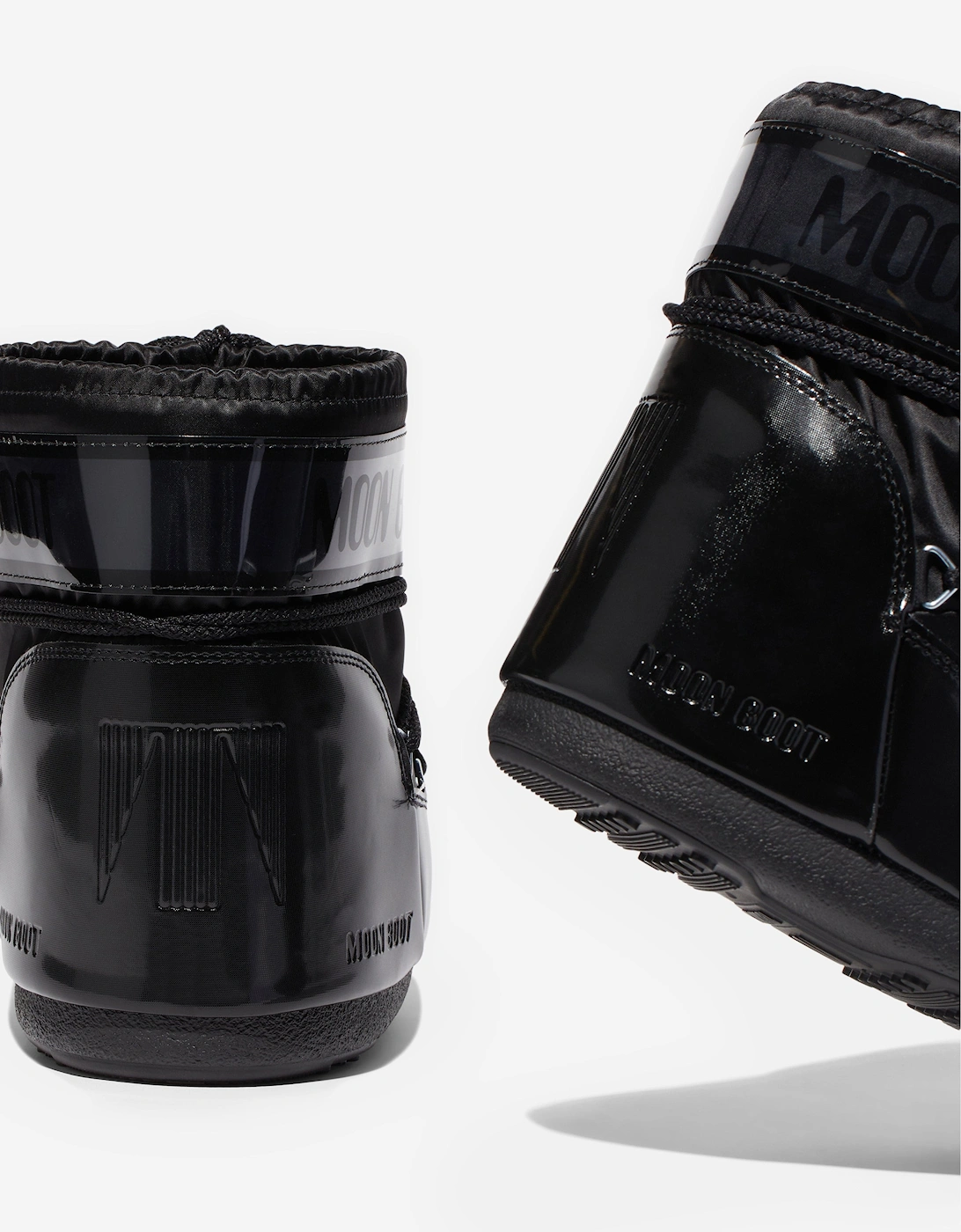 Moon Boot Kids Icon Low Glance Boots in Black