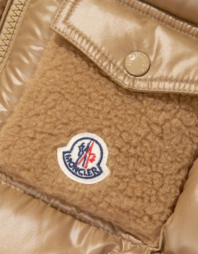 Enfant Boys Yule Down Padded Jacket in Beige