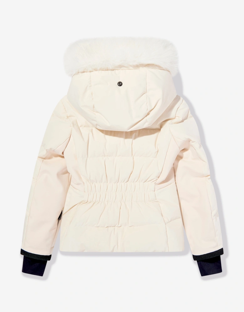 Enfant Girls Grenoble New Guyane Down Jacket in Ivory