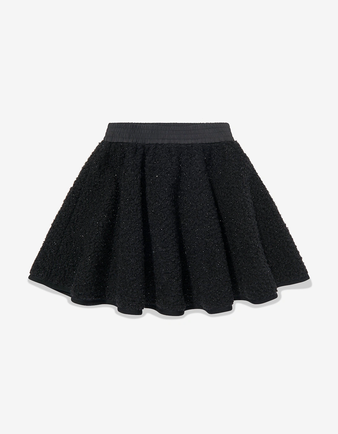 Enfant Girls Flared Skirt in Black, 5 of 4