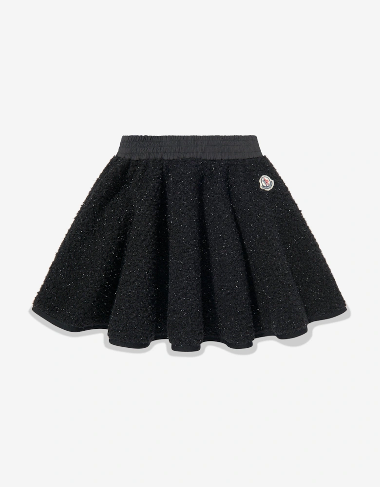 Enfant Girls Flared Skirt in Black