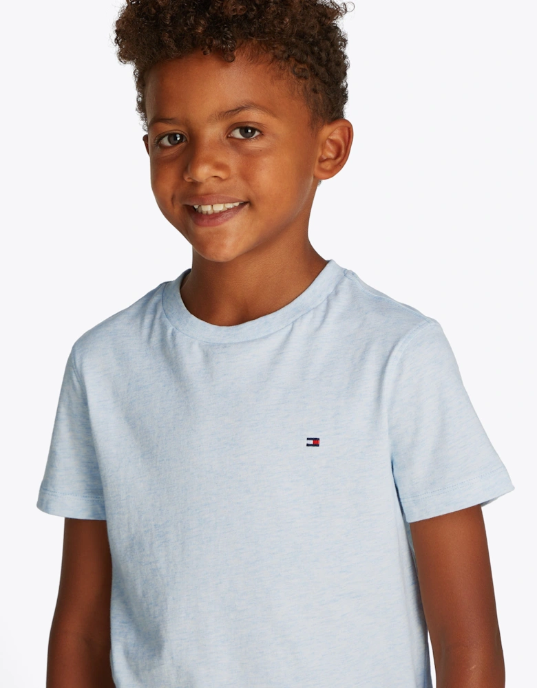 Boys Essential Cotton T-Shirt in Blue