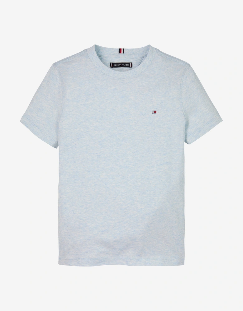 Boys Essential Cotton T-Shirt in Blue