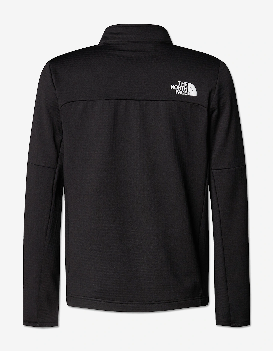 Kids Hike Midlayer Zip Up Top in Black