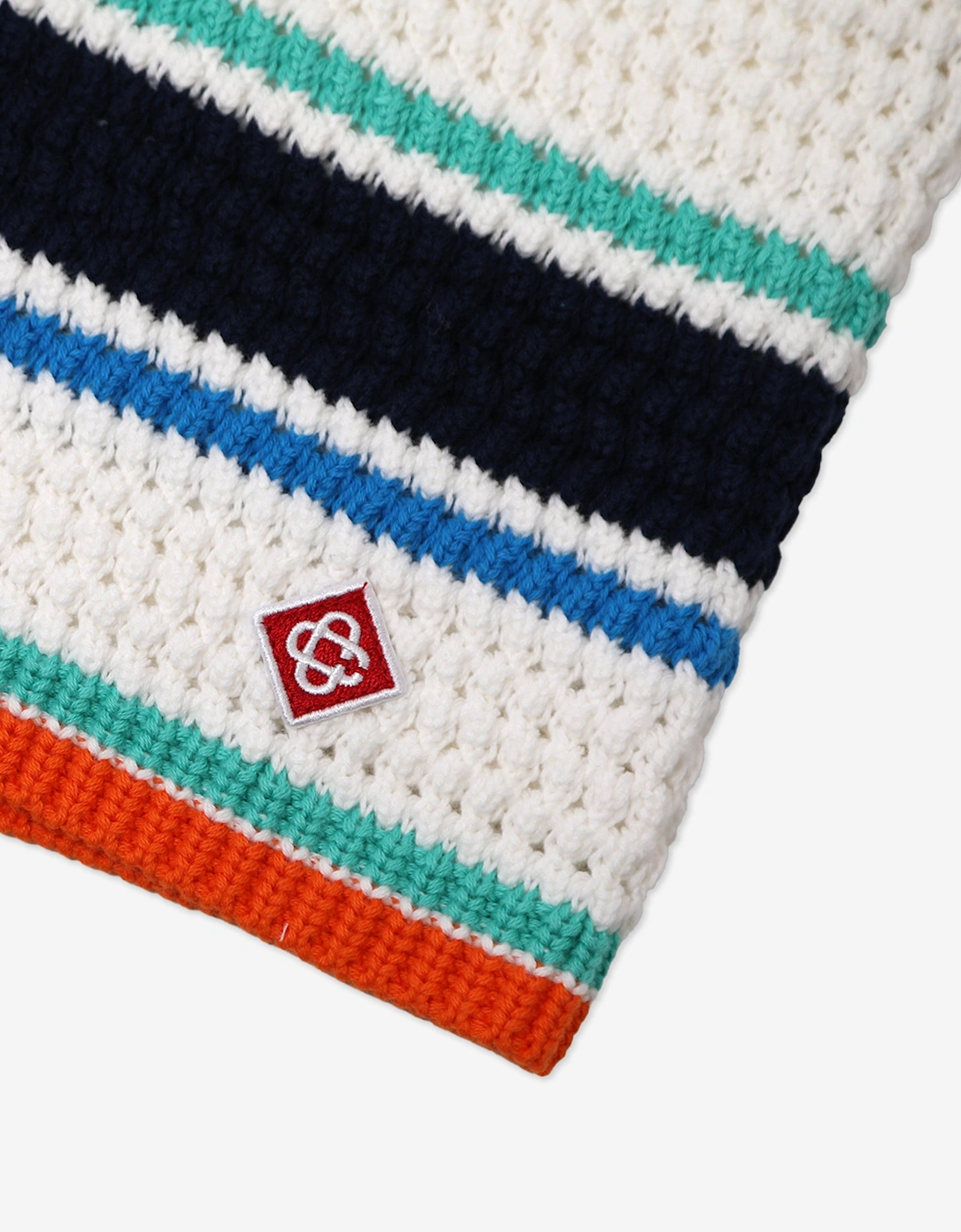 Kids Crochet Effect Tennis Shorts in White