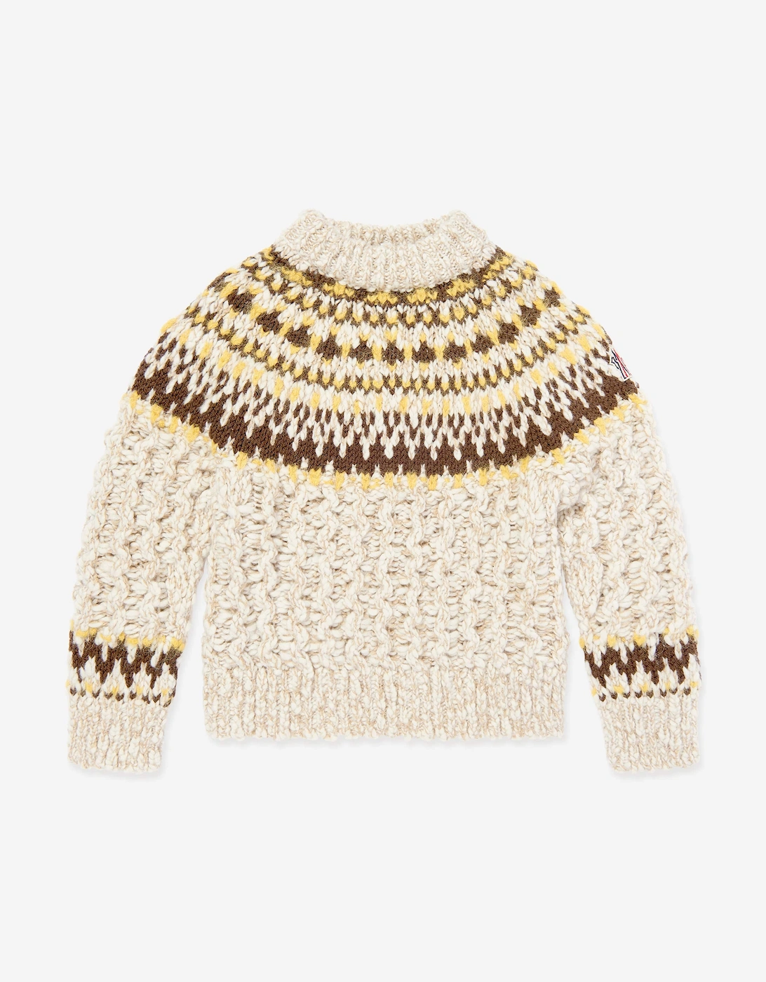 Enfant Kids Logo Sweatshirt in Beige, 5 of 4