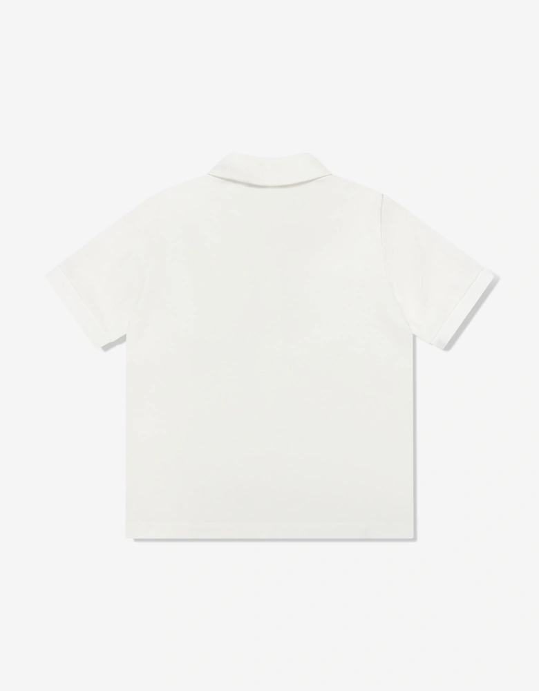 Enfant Boys Pocket Polo Shirt in Ivory