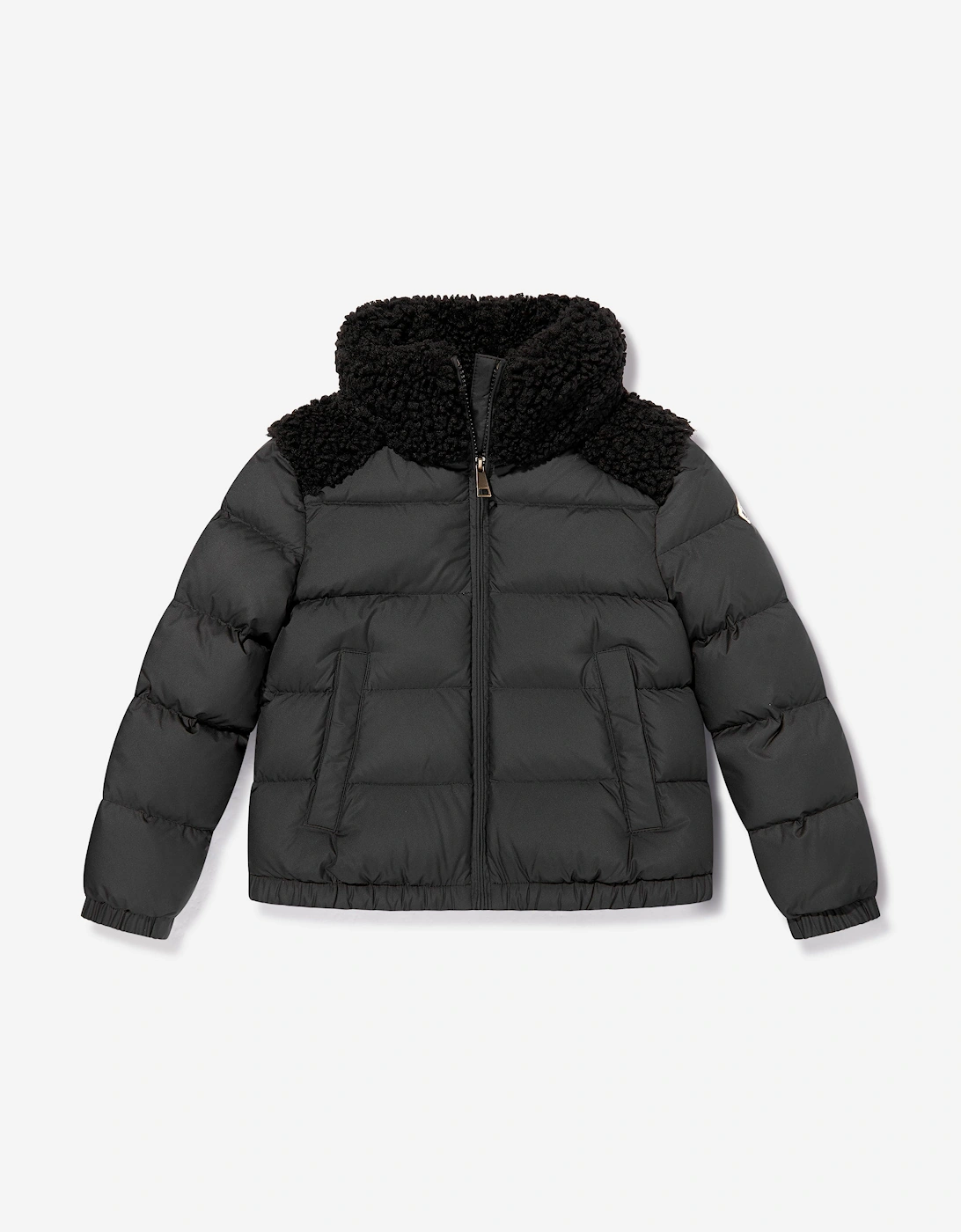 Enfant Girls Vard Down Padded Jacket in Black, 5 of 4