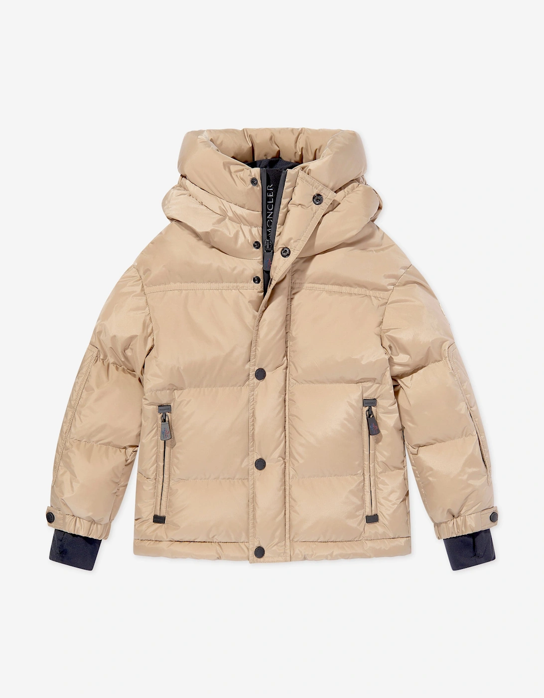 Enfant Kids Grenoble Kasanka Down Padded Jacket in Beige, 5 of 4