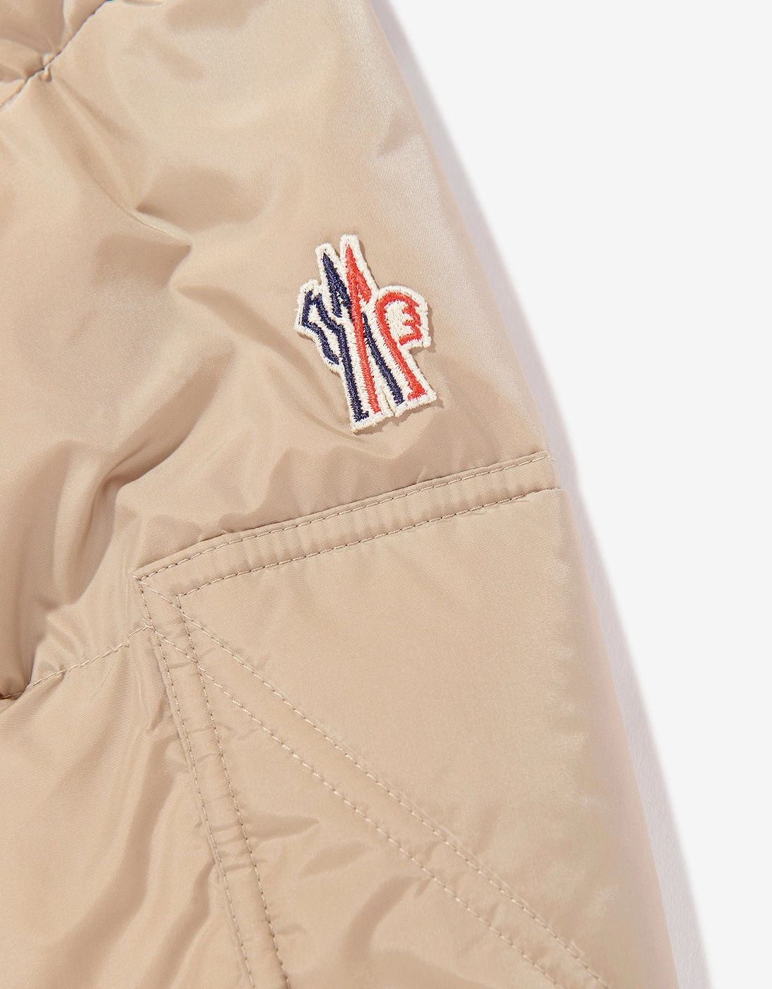 Enfant Kids Grenoble Kasanka Down Padded Jacket in Beige