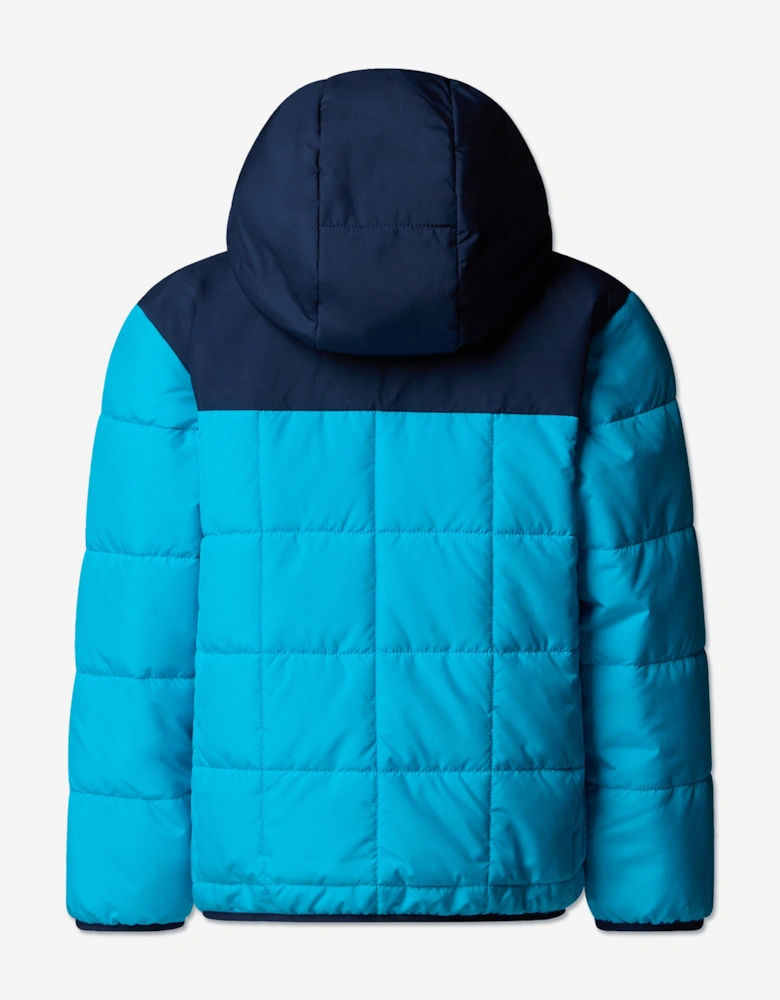 Boys Reversible Shasta Hooded Jacket in Blue