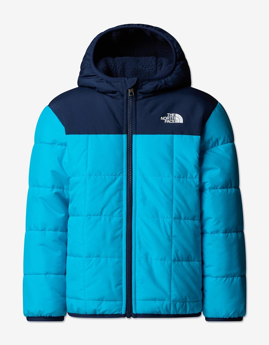 Boys Reversible Shasta Hooded Jacket in Blue