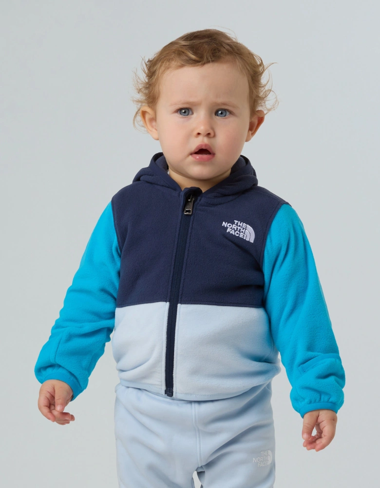 Baby Boys Glacier Full Zip Hoodie in Navy