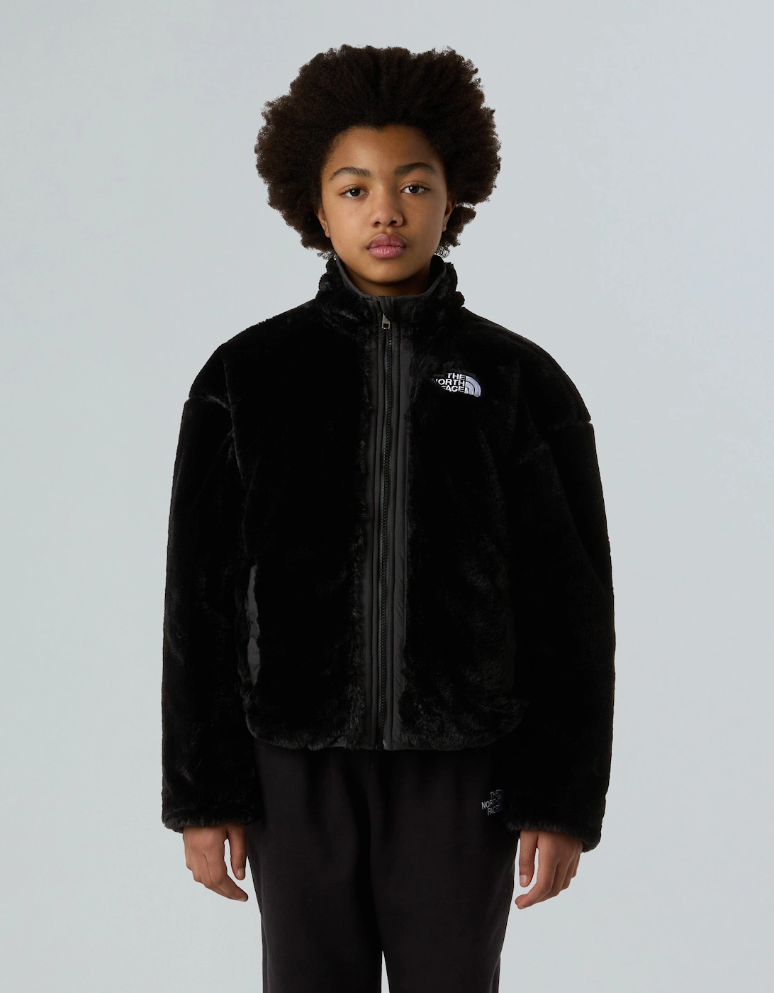 Girls Reversible Shasta Jacket in Black