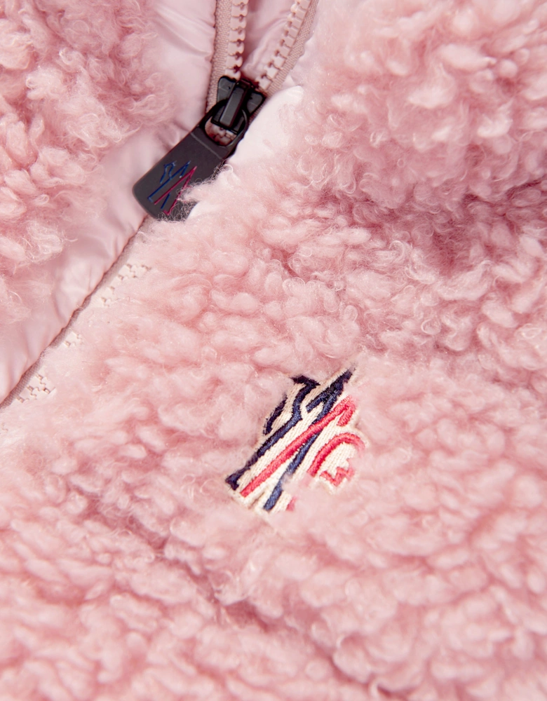 Enfant Girls Grenoble Down Padded Gilet in Pink