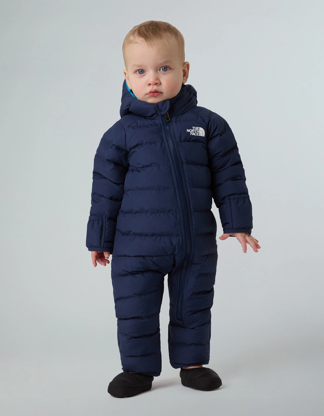 Baby Perrito Snowsuit in Navy