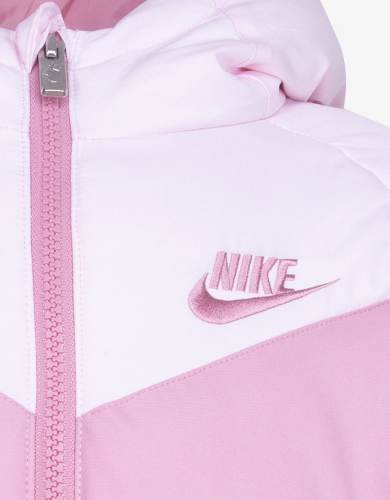 Girls Synfil Jacket in Pink