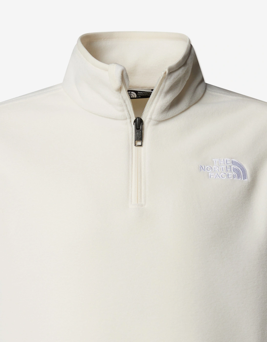 Kids Glacier 1/4 Zip Pullover in White