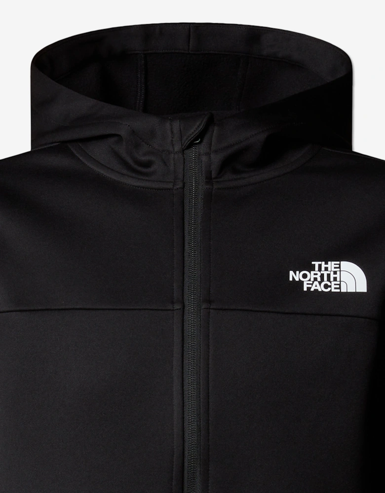 Kids Reaxion Full Zip Hoodie in Black