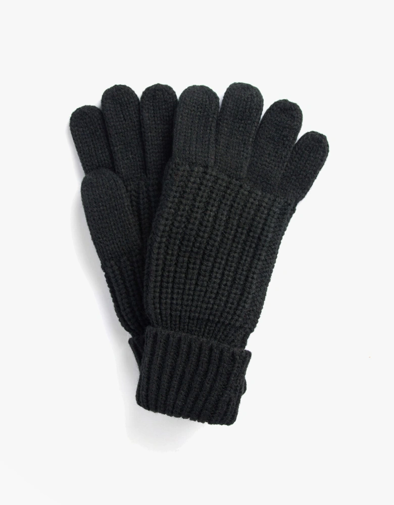 SALTBURN KNITTED Womens Gloves Black