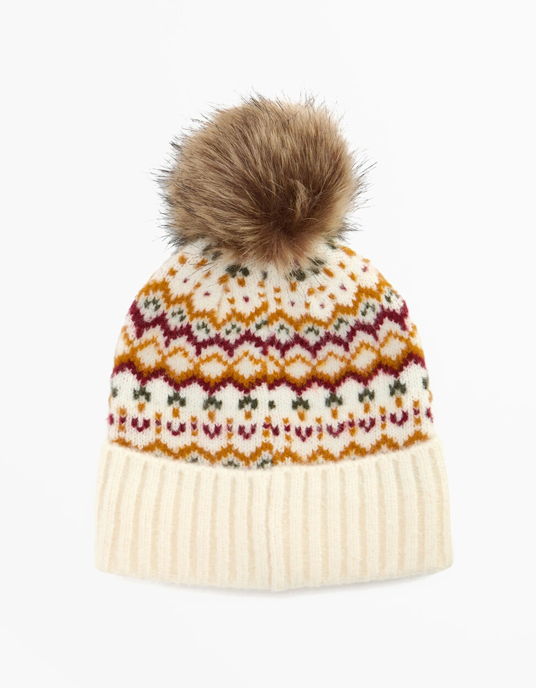 KINGSFORD FAIR ISLE Womens Beanie Cloud
