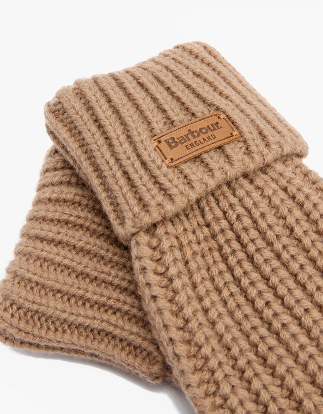 SALTBURN KNITTED Womens Gloves Mink