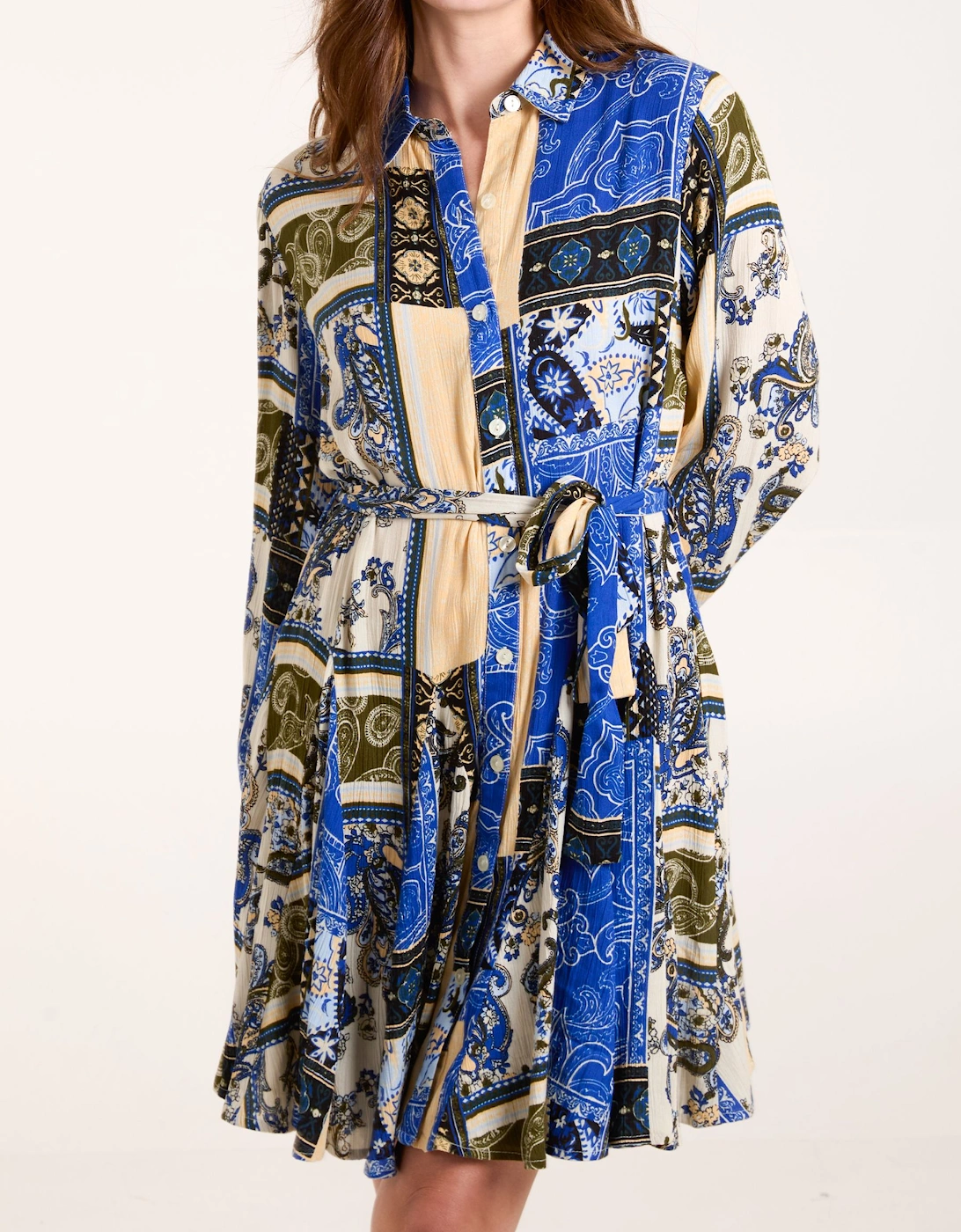 Godet Shirt Dress, 2 of 1