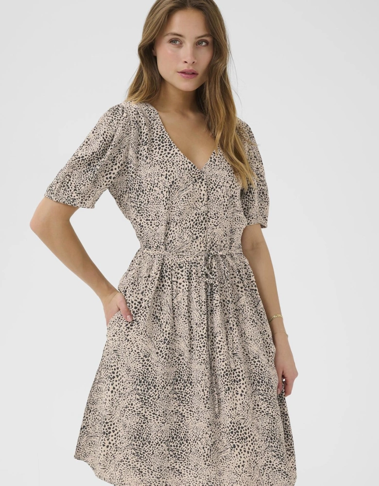 KAliana V-Neck Short Sleeve Mini Dress