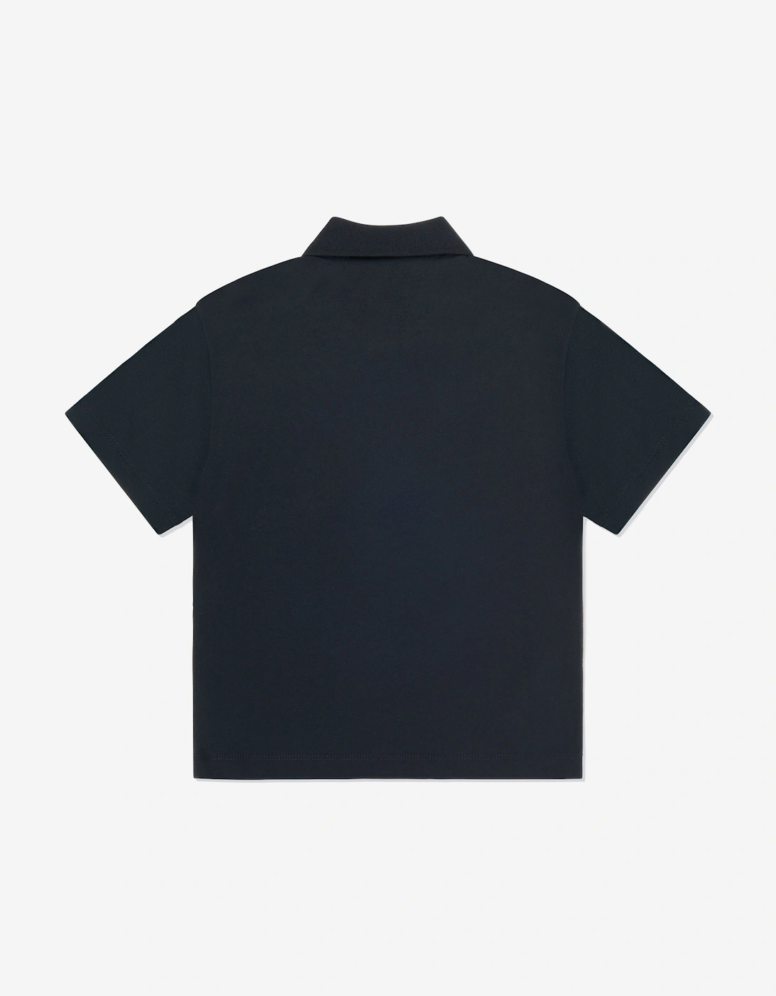 Boys Logo Pocket Polo Shirt in Navy