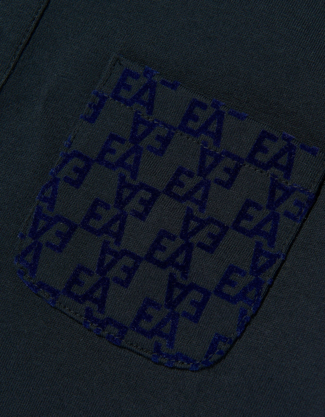 Boys Logo Pocket Polo Shirt in Navy