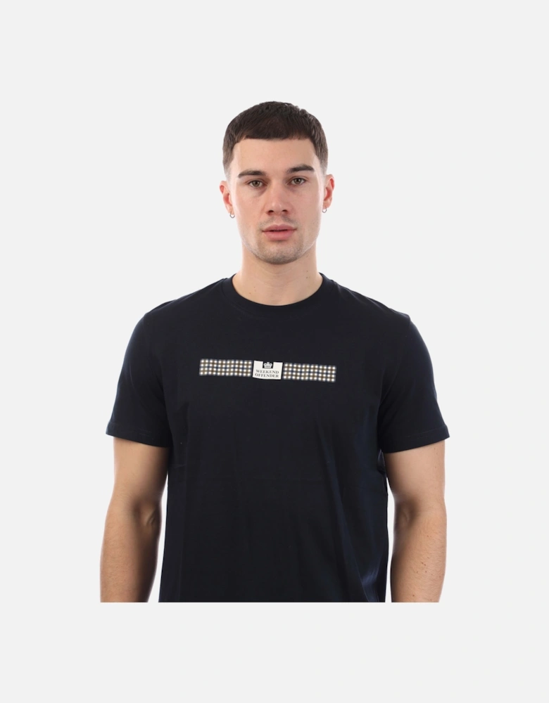 Mens Shareck Check T-Shirt