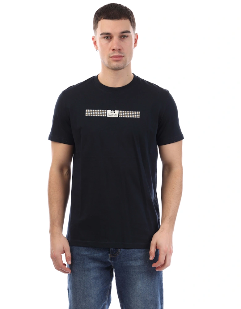 Mens Shareck Check T-Shirt