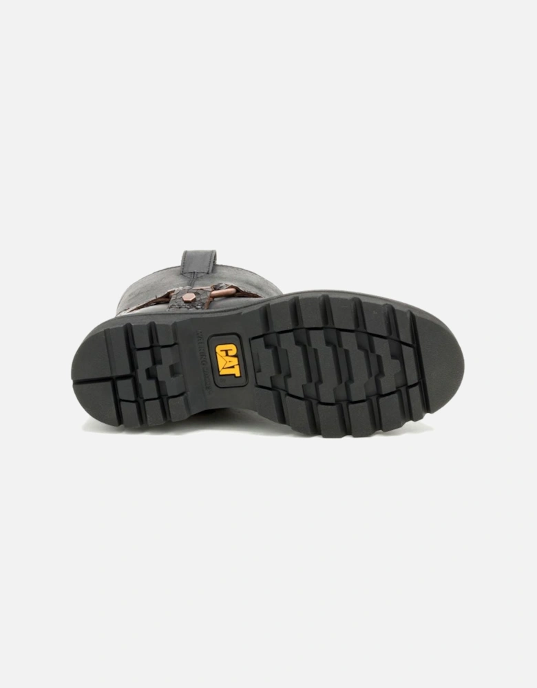 Grader Harness  P312310 Womens Black Leather Boots