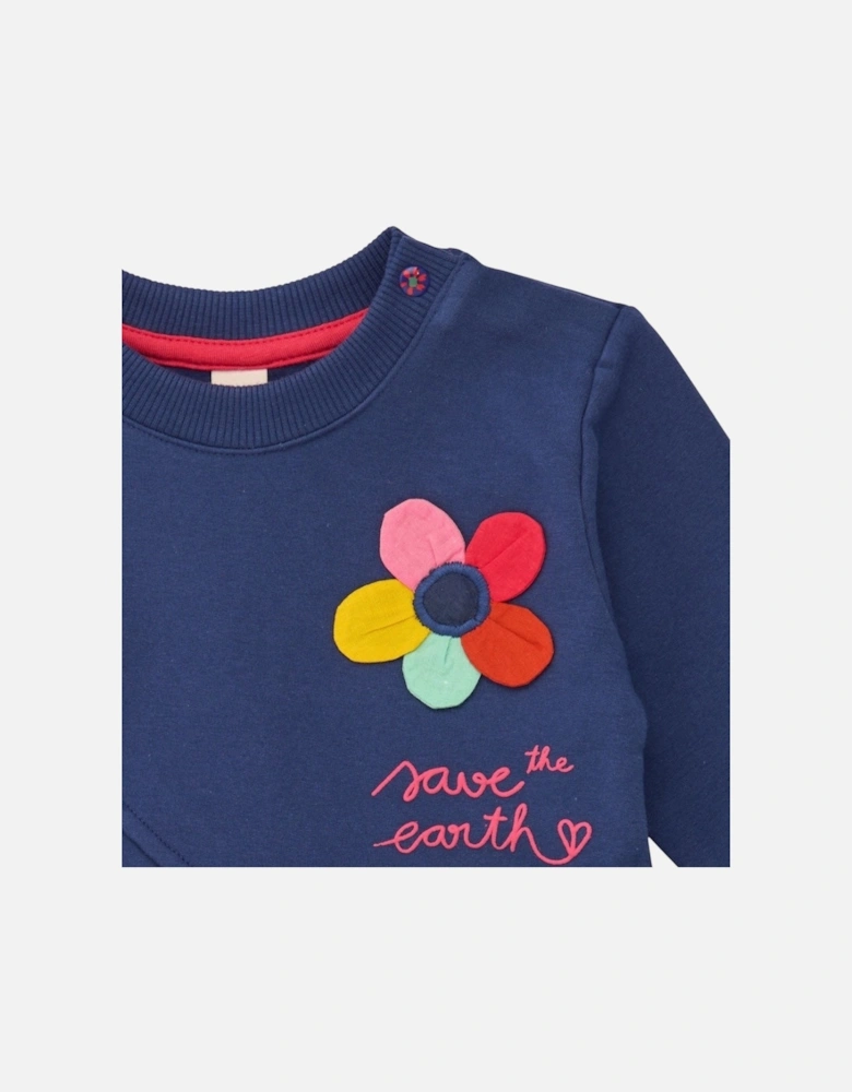 Girls Multicoloured Jumper Dress