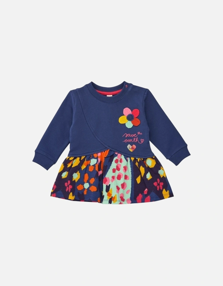 Girls Multicoloured Jumper Dress