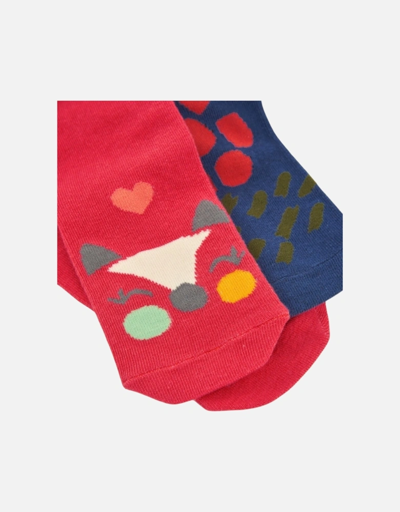 Girls Multicoloured 2 Pack Tights