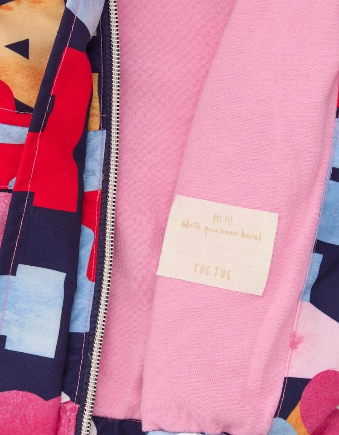 Girls Multicoloured Soft Windbreaker Jacket